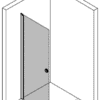 Dusch-Drehtür Hietakari Forma 302 – 3