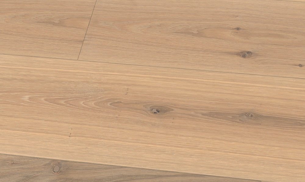 Landhausdiele Eiche massiv Natur, 15 % weiss geölt, 20 x 180 mm