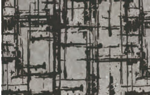 Dekorfliese in Steinoptik ABK Poetry Stone Dec. Metal Grey, 60x120 cm, 8,5 mm, matt