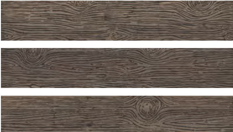 Puidumustriga keraamiline dekoorplaat ABK Poetry Wood Dec. Metal Mud Mix 3 – dekoor