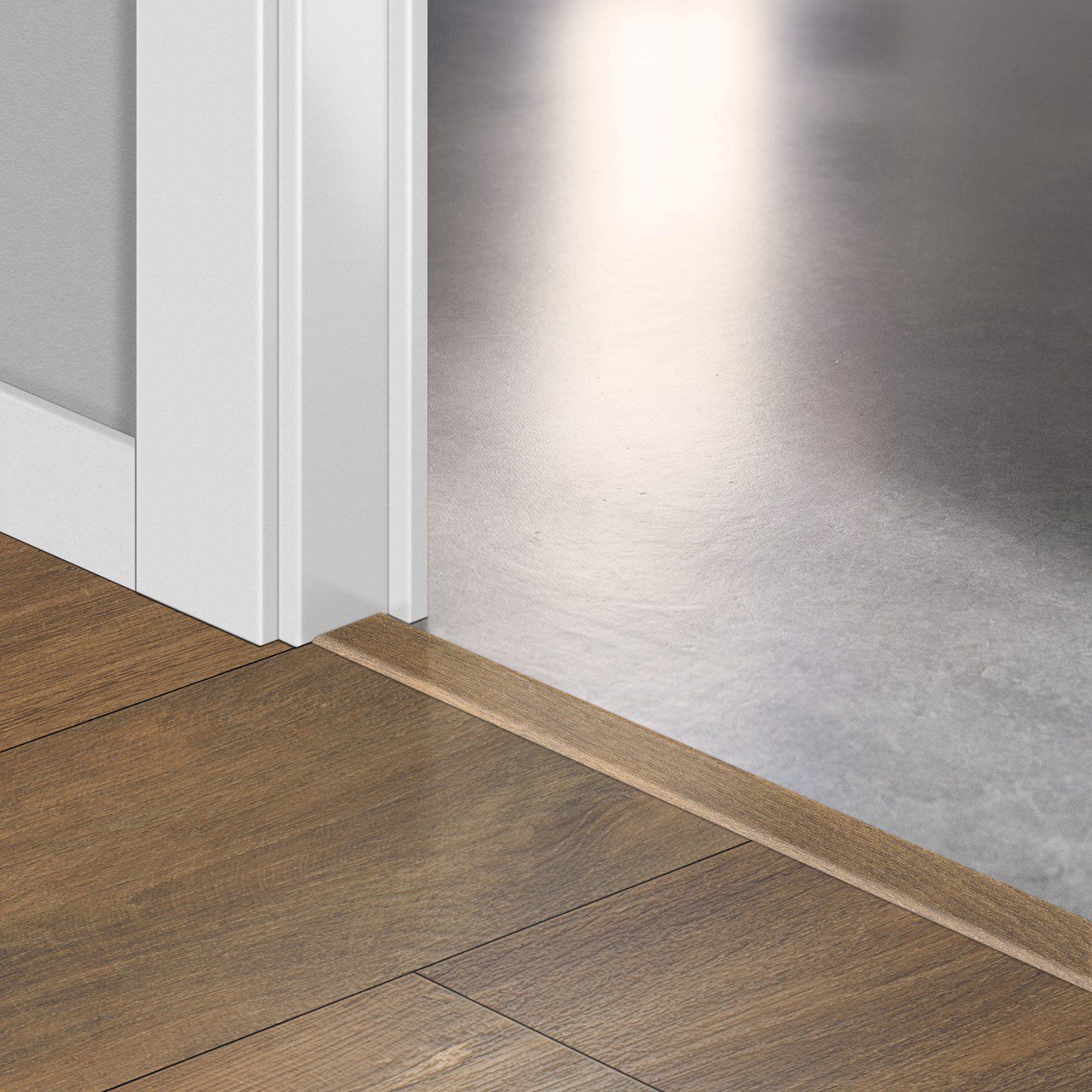 Incizo 5-in-1 Übergangsprofil Quick-Step Midnight Oak Brown für Laminat, 13x48x2150 mm