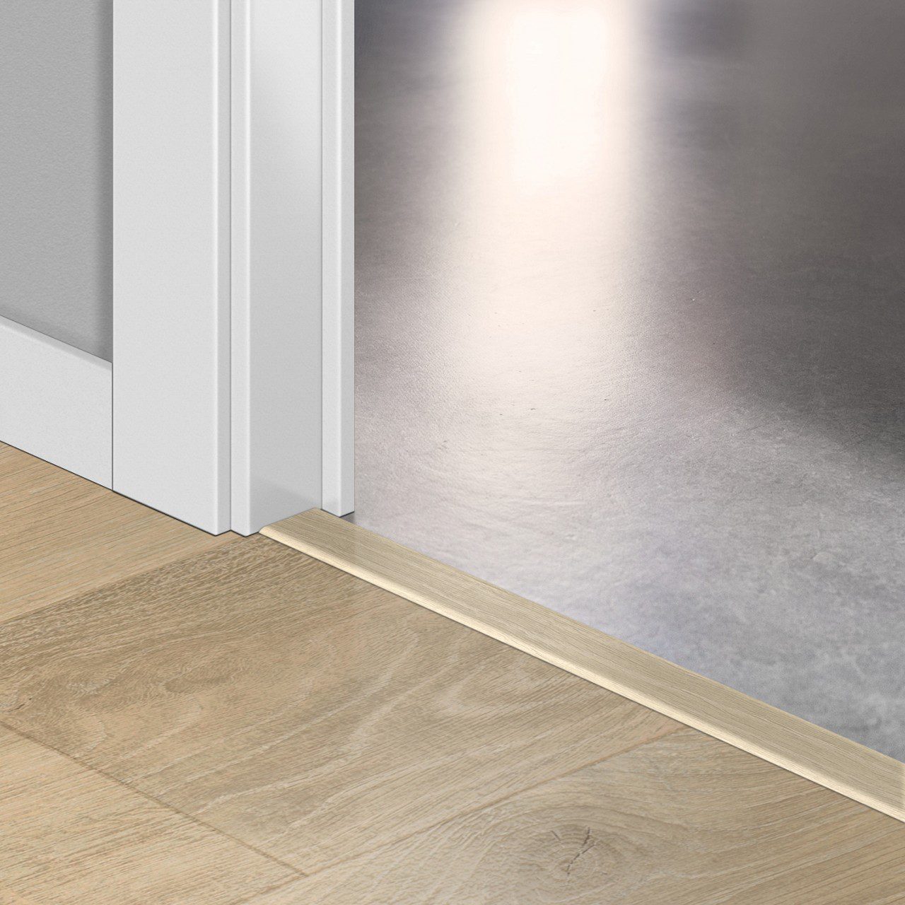 Incizo 5-in-1 Übergangsprofil Quick-Step Woodland Oak Beige für Laminat, 13x48x2150 mm