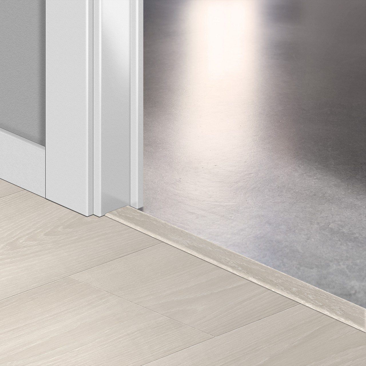 Incizo 5-in-1 Übergangsprofil Quick-Step White Premium Oak für Laminat, 13x48x2150 mm