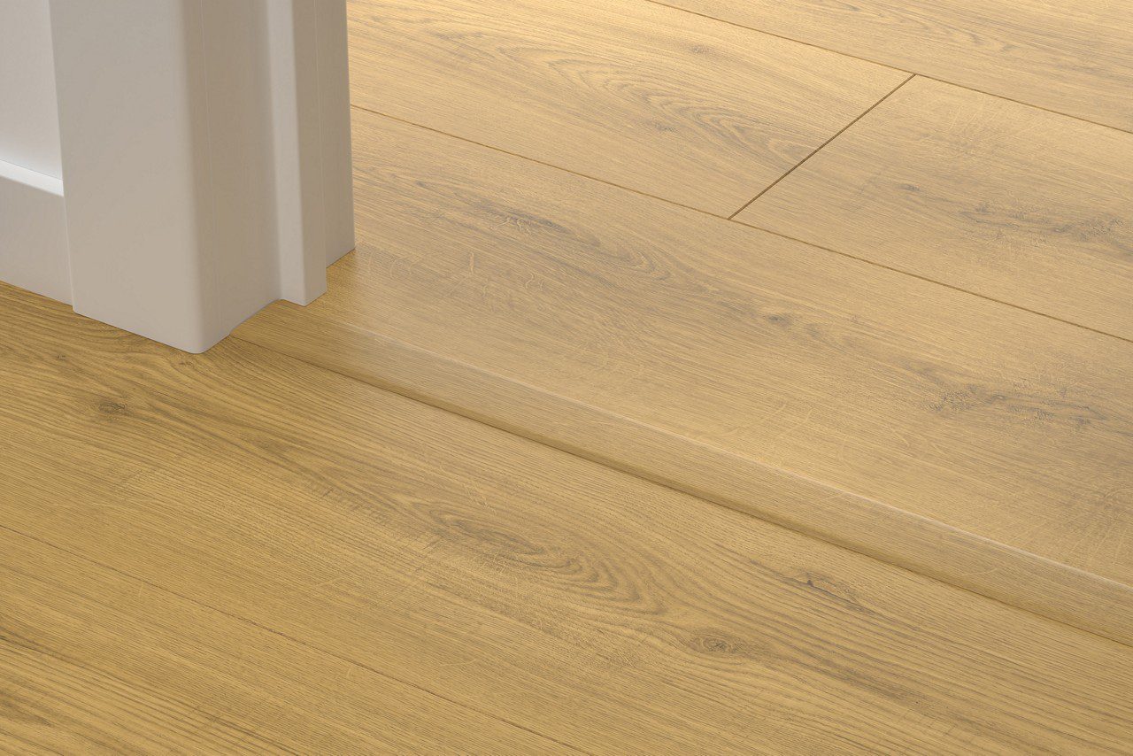 Incizo 5-in-1 Übergangsprofil Quick-Step Light Classic Oak für Laminat, 13x48x2150 mm