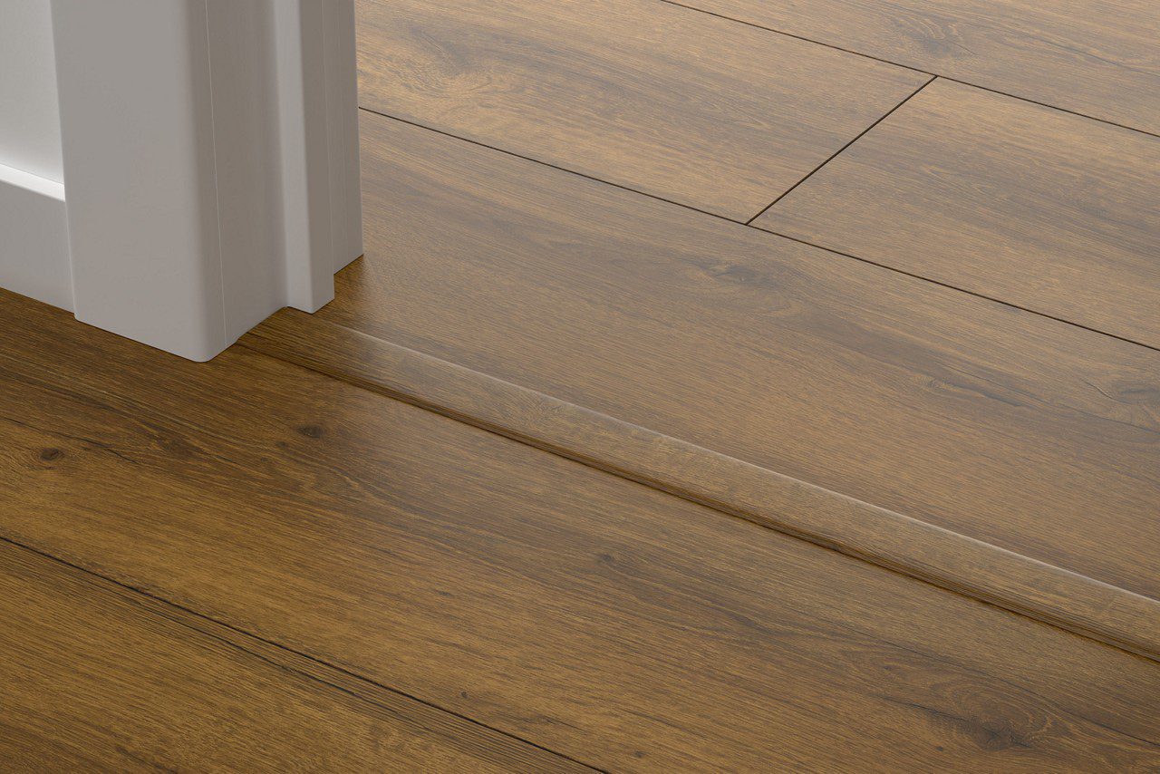 Incizo 5-in-1 Übergangsprofil Quick-Step Cocoa Brown Oak für Laminat, 13x48x2150 mm