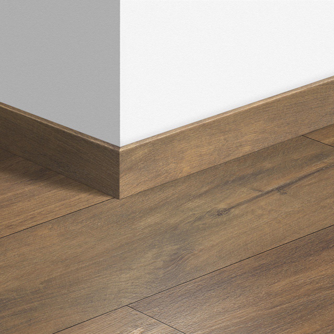 Sockelleiste Quick-Step Midnight Oak Brown für Laminat, MDF, 12x58x2400 mm