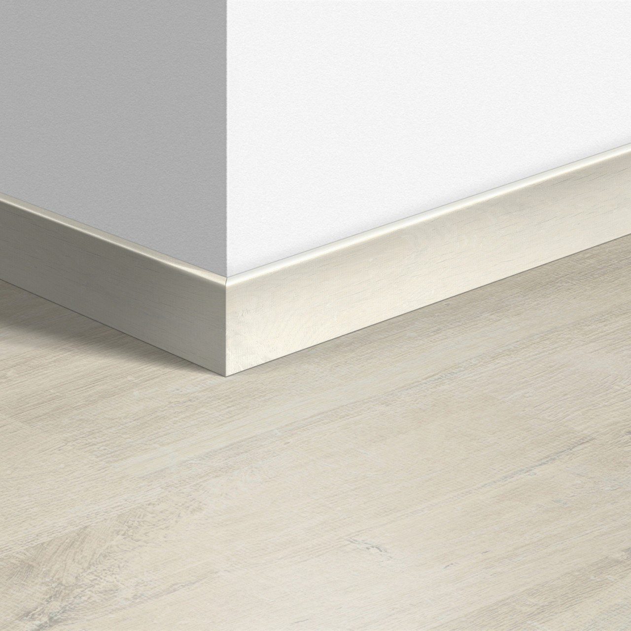 Sockelleiste Quick-Step Charlotte Oak White für Laminat, MDF, 12x58x2400 mm