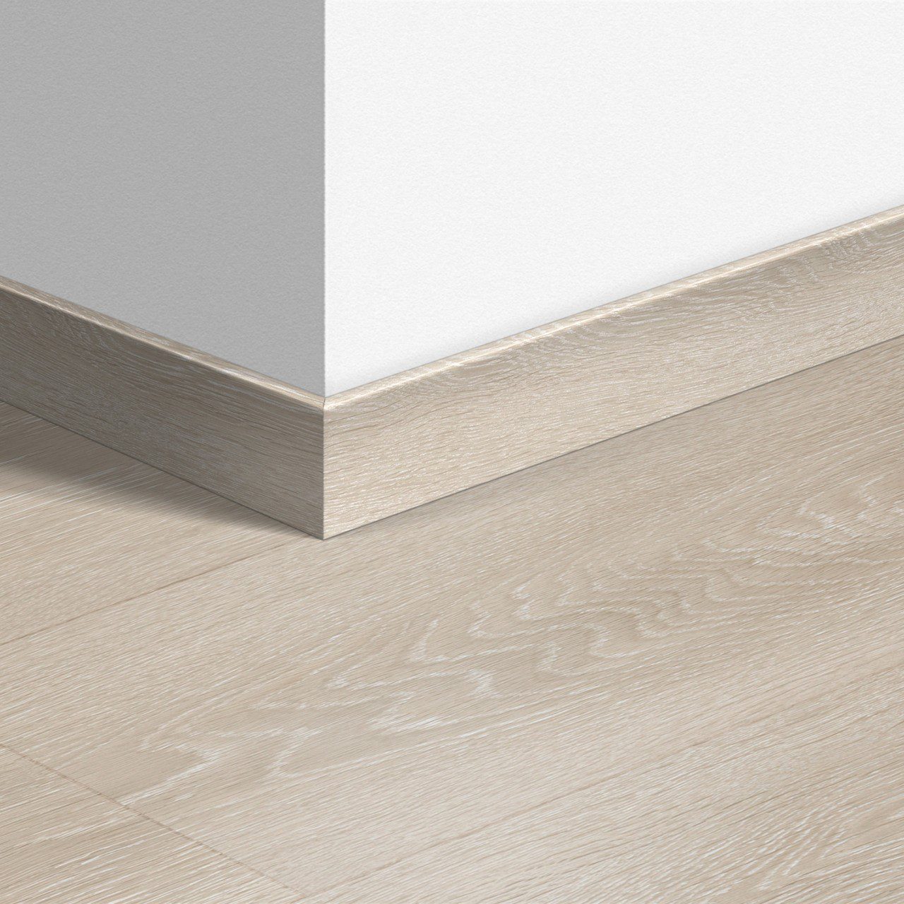 Sockelleiste Quick-Step Valley Oak Light Beige für Laminat, MDF, 12x58x2400 mm