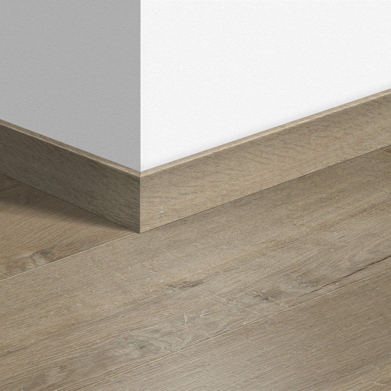 Sockelleiste Quick-Step Soft Oak Light Brown für Laminat, MDF, 12x58x2400 mm