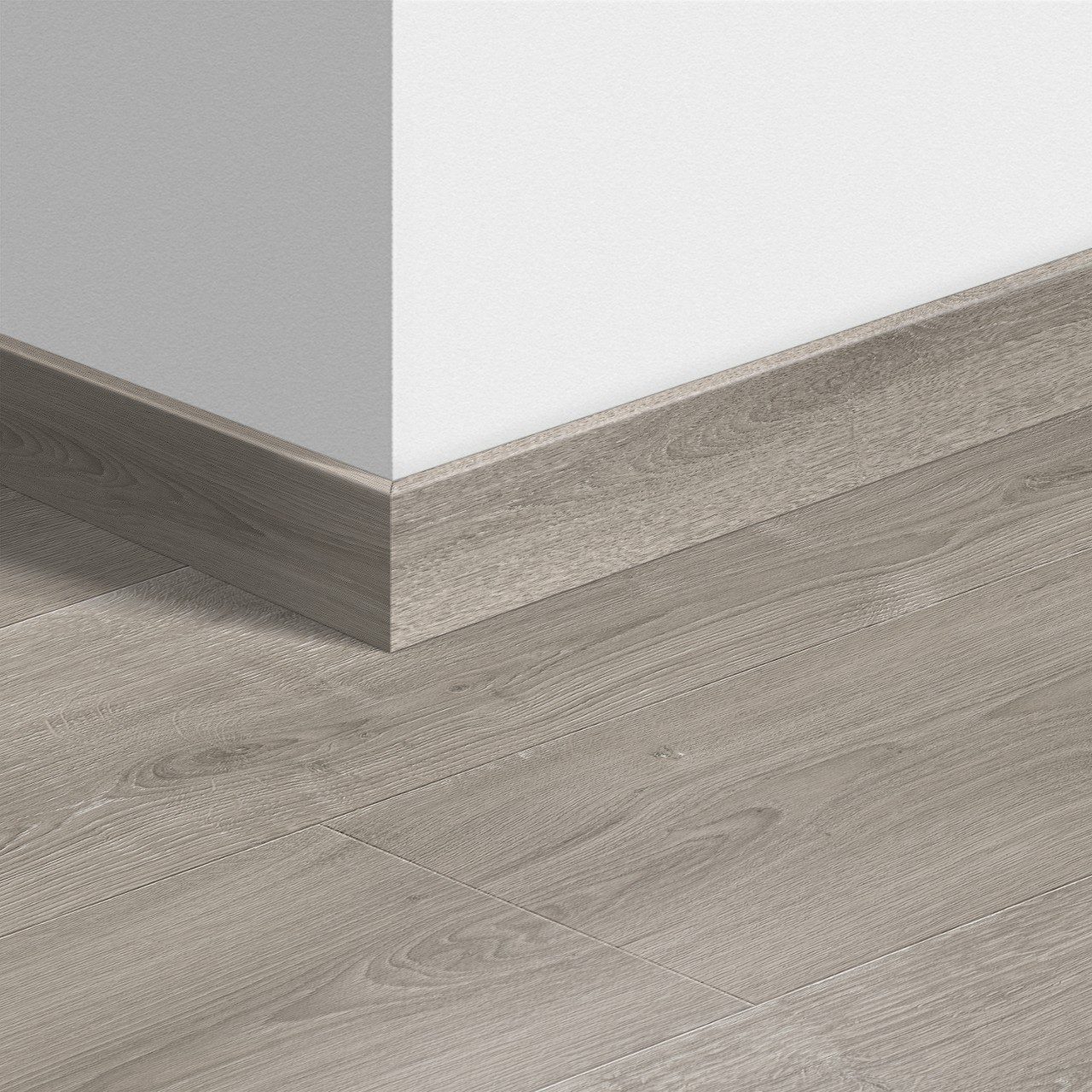 Sockelleiste Quick-Step Brushed Oak Grey für Laminat, MDF, 12x58x2400 mm