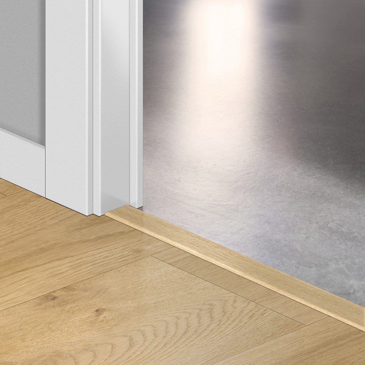 Incizo 5-in-1 Übergangsprofil Quick-Step Drift Oak Beige für Rigid-Vinyl (Alpha), 8x45x2000 mm