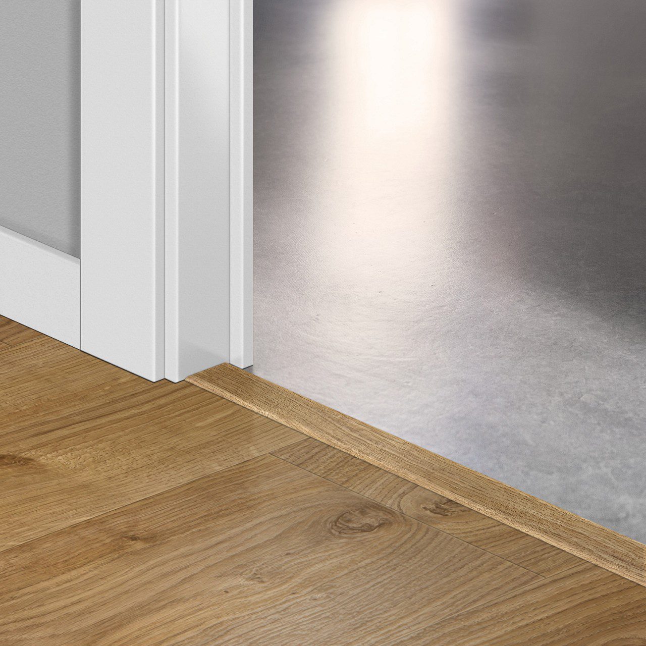 Incizo 5-in-1 Übergangsprofil Quick-Step Cottage Oak Natural für Rigid-Vinyl (Alpha), 8x45x2000 mm