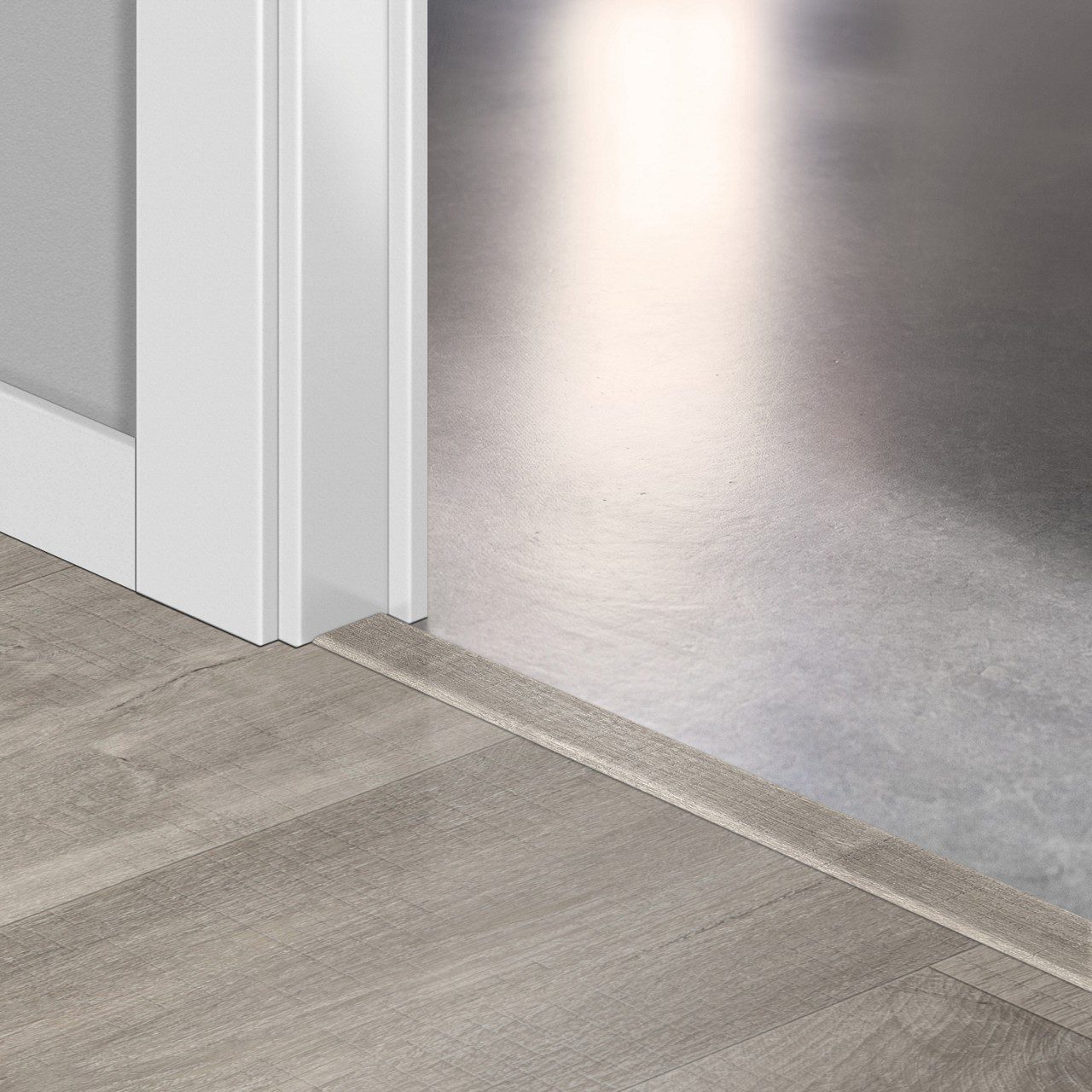 Incizo 5-in-1 Übergangsprofil Quick-Step Canyon Oak Grey With Saw Cuts für Rigid-Vinyl (Alpha), 8x45x2000 mm
