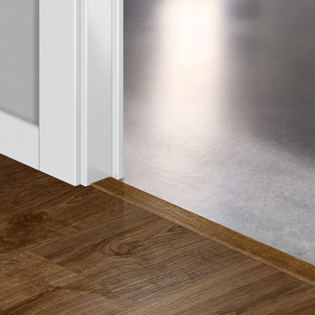Incizo 5-in-1 Übergangsprofil Quick-Step Autumn Oak Brown für Rigid-Vinyl (Alpha), 8x45x2000 mm