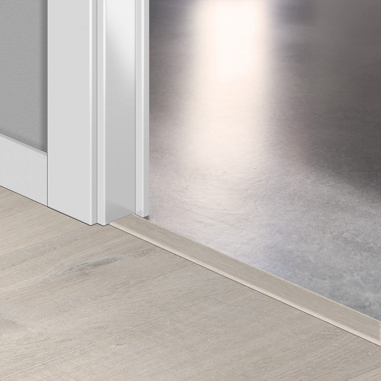 Incizo 5-in-1 Übergangsprofil Quick-Step Cotton Oak White Blush für Rigid-Vinyl (Alpha), 8x45x2000 mm