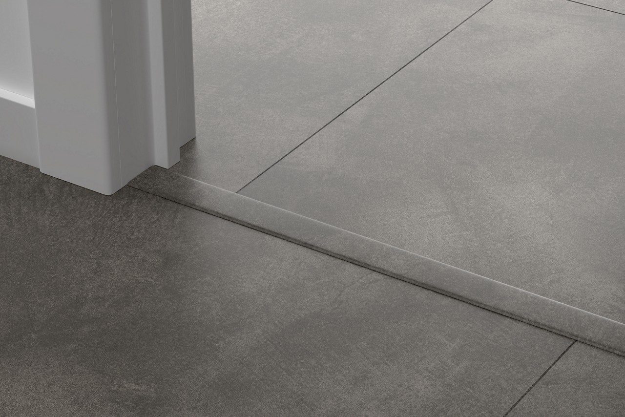 Incizo 5-in-1 Übergangsprofil Quick-Step Soft Graphite für Rigid-Vinyl (Alpha), 8x45x2000 mm