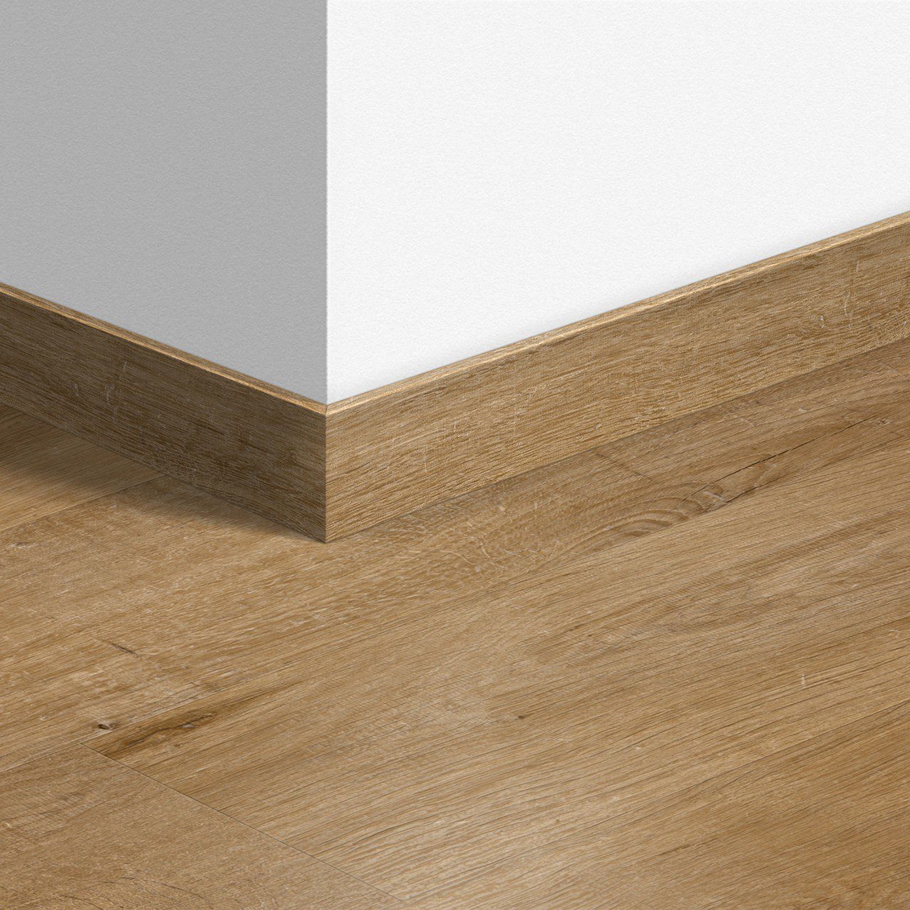 Sockelleiste Quick-Step Cotton Oak Natural für LVT Vinylboden, wasserfest, 12x58x2400 mm