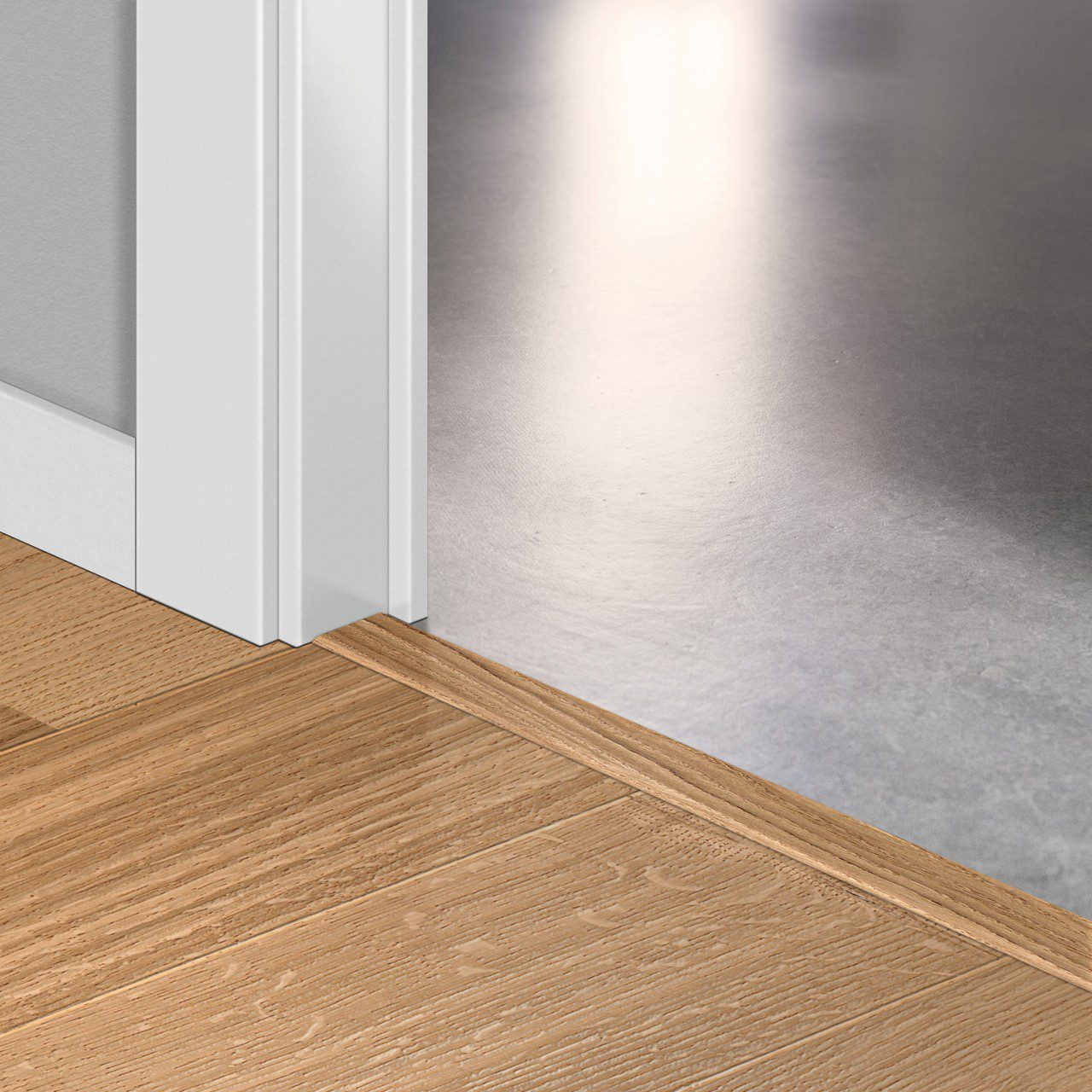 Incizo 5-in-1 Übergangsprofil Quick-Step Natural Oak Matt für Parkett, Holzfurnier, 17x54x2150 mm