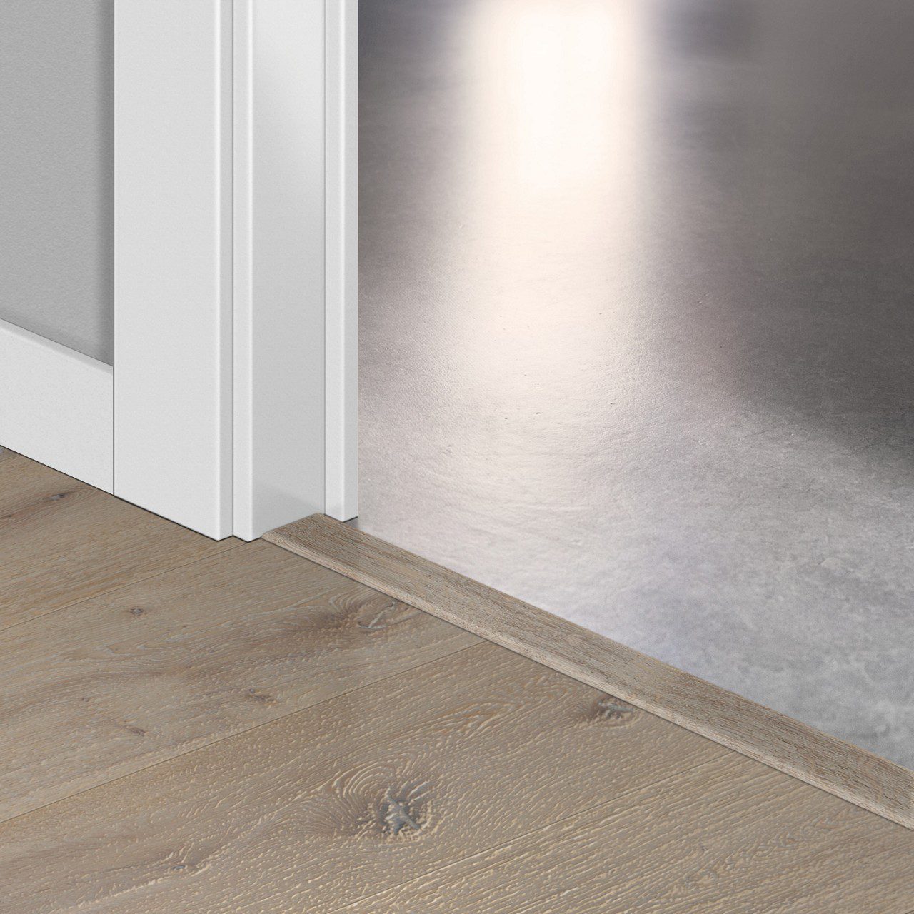 Incizo 5-in-1 Übergangsprofil Quick-Step Winter Storm Oak Extra Matt Oiled für Parkett, Holzfurnier, 17x54x2150 mm