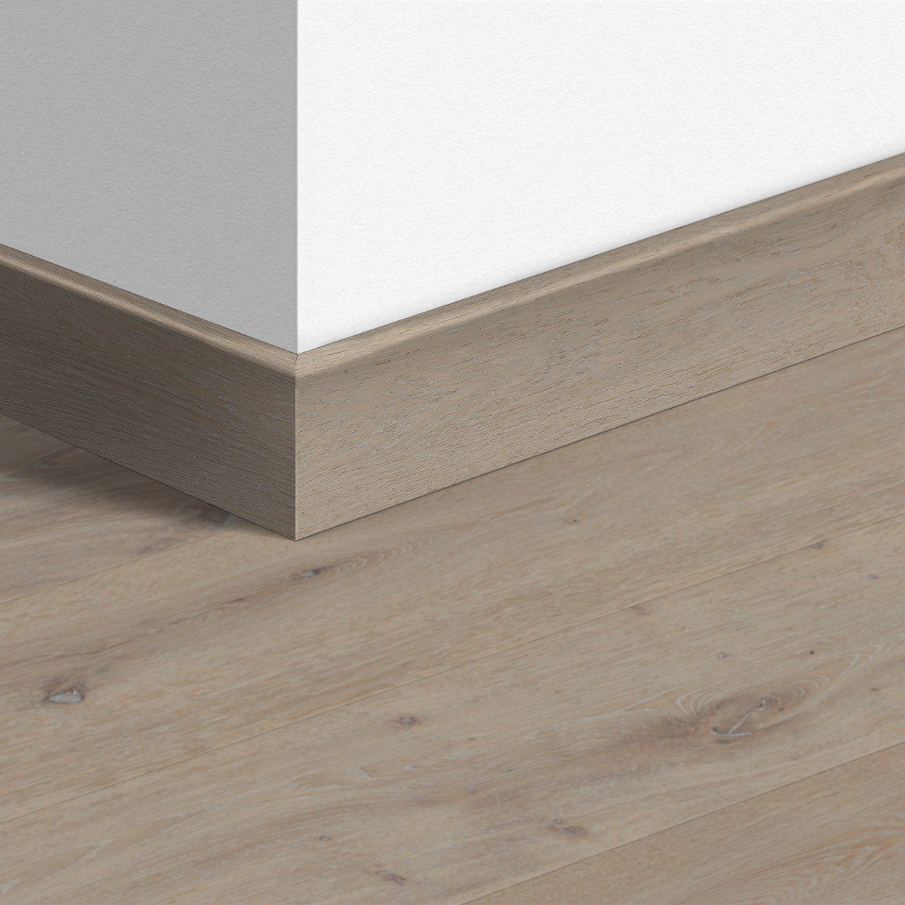 Holz-Sockelleiste Quick-Step Winter Storm Oak Extra Matt Oiled für Parkett, furniert, 16x80x2400 mm
