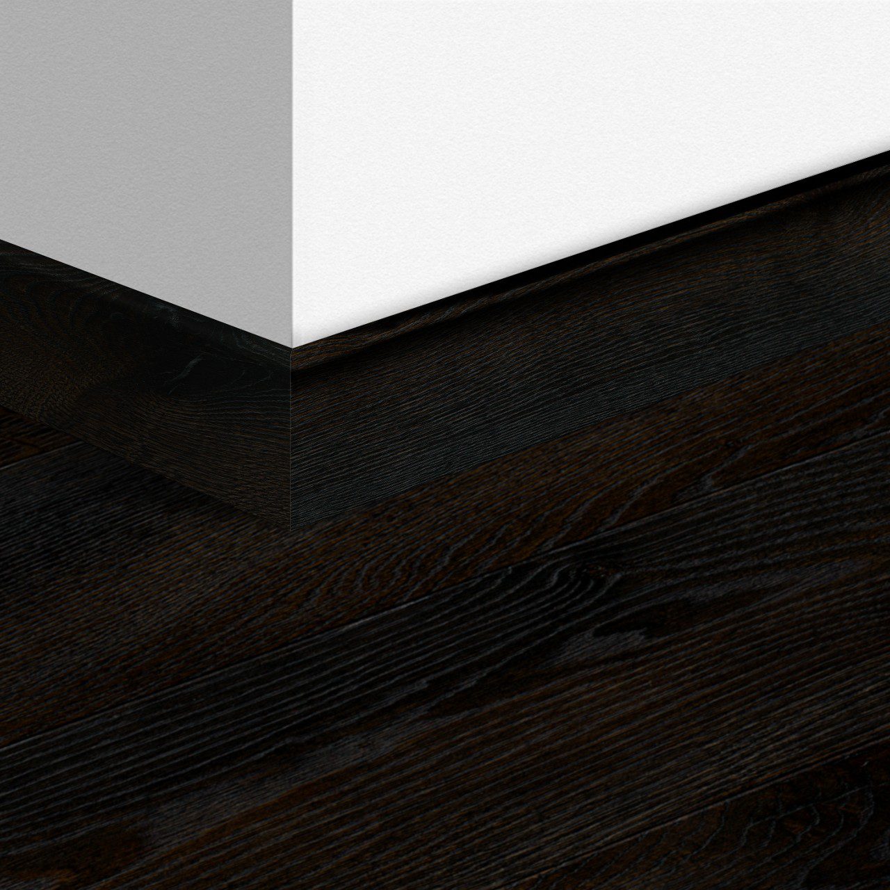 Holz-Sockelleiste Quick-Step Midnight Oak Oiled für Parkett, furniert, 16x80x2400 mm
