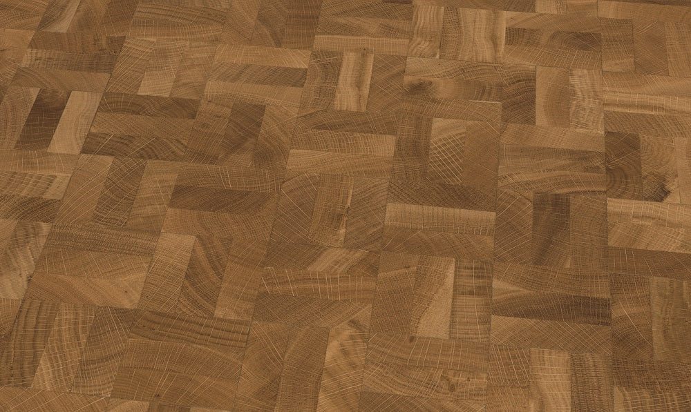 Hirnholzparkett Eiche Markant, Würfel, 18 mm, Klotz 20 x 60 mm