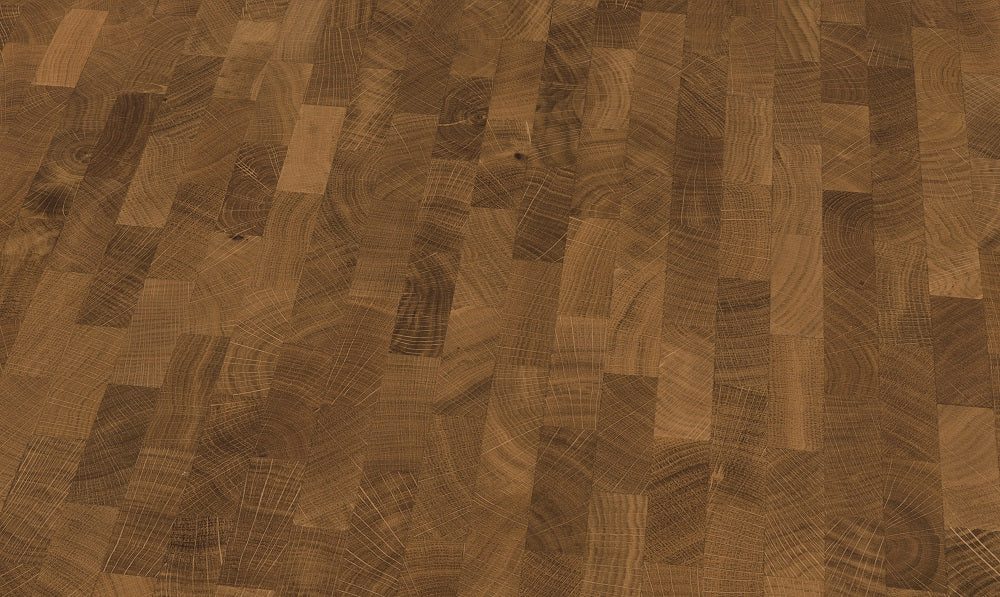 Hirnholzparkett Eiche Natur, englischer Verband, 10 mm, Klotz 20 x 60 mm