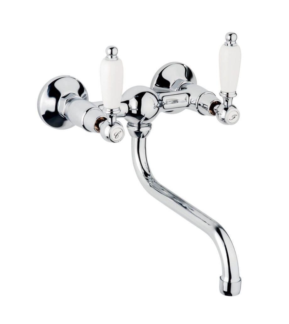 Zweigriff-Wandküchenarmatur Emmevi Decò Ceramic 121005S