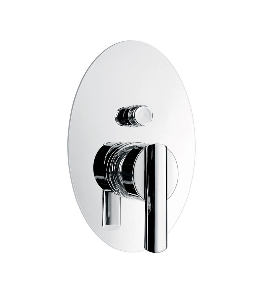 Unterputz-Duscharmatur Emmevi Elly 41019, 2 Abgänge, Druckknopf