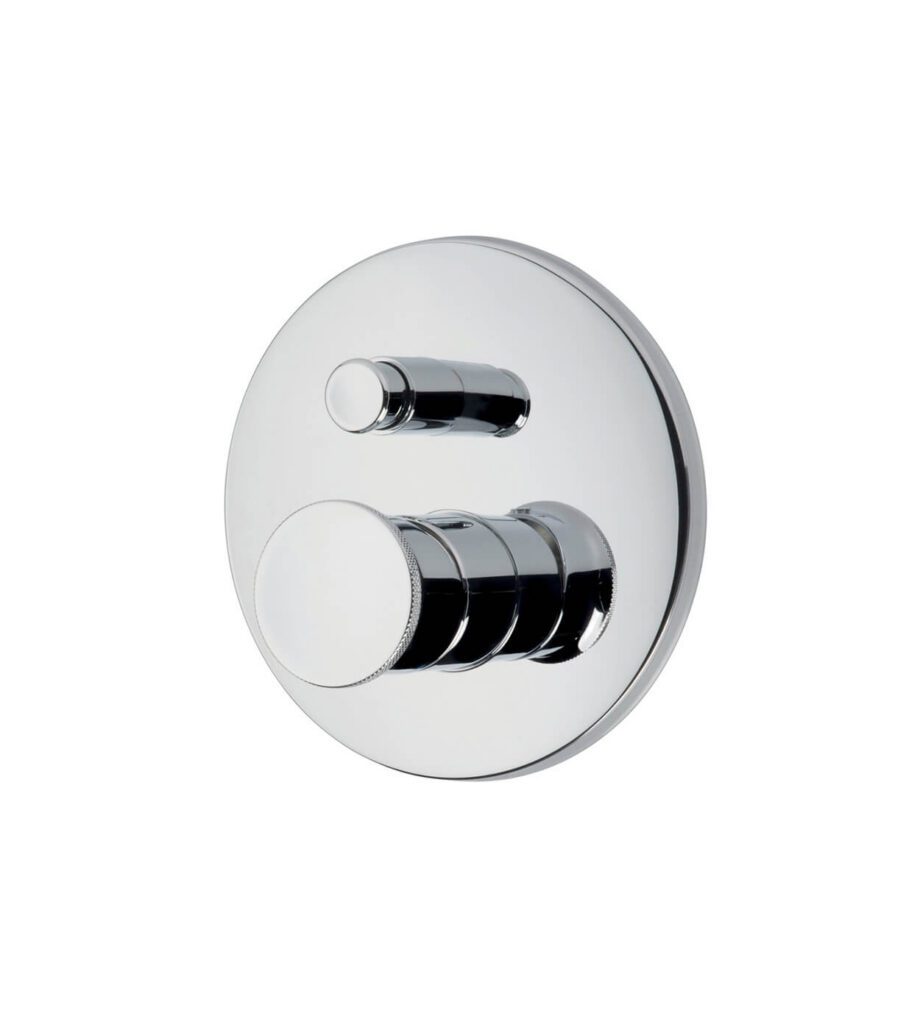 Unterputz-Duscharmatur Emmevi Filobrass 85019, 2 Abgänge, Druckknopf – Ansicht 2 Unterputz-Duscharmatur Emmevi Filobrass 85019, 2 Abgänge, Druckknopf – 2