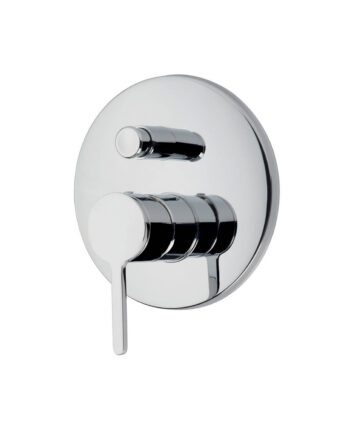 Unterputz-Duscharmatur Emmevi Filobrass 85019, 2 Abgänge, Druckknopf