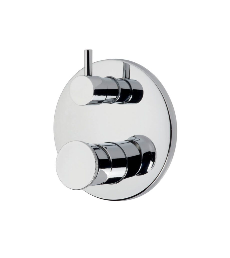 Unterputz-Duscharmatur Emmevi Filobrass 85019CER, 2 Abgänge, Umstellkartusche – Ansicht 2 Unterputz-Duscharmatur Emmevi Filobrass 85019CER, 2 Abgänge, Umstellkartusche – 2