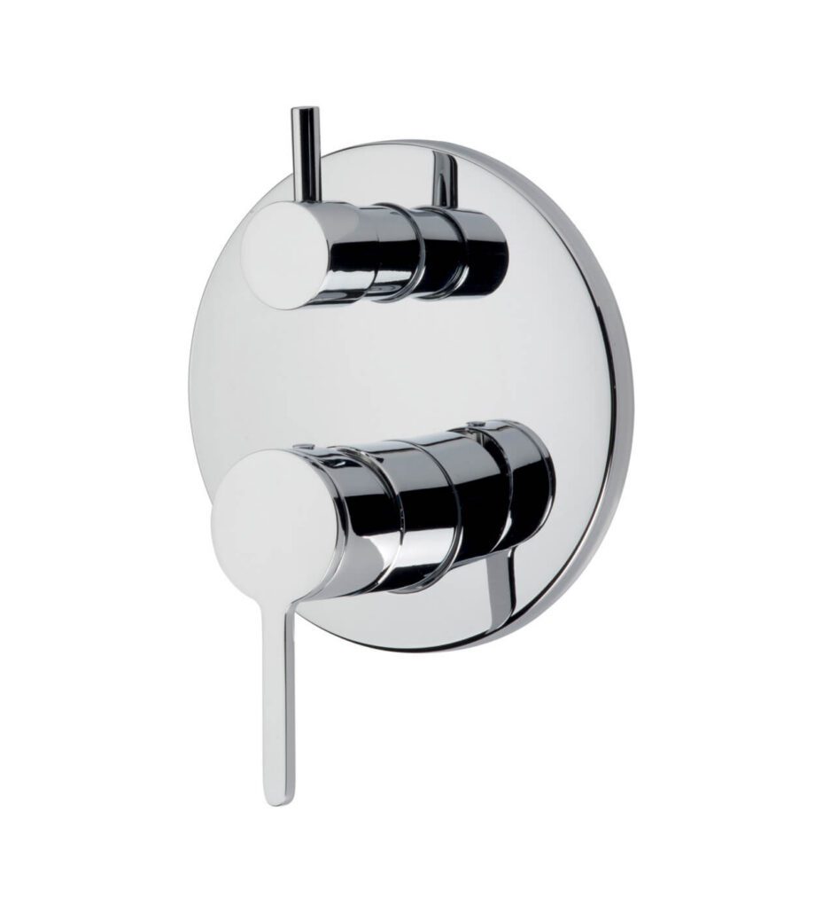 Unterputz-Duscharmatur Emmevi Filobrass 85019CER, 2 Abgänge, Umstellkartusche Unterputz-Duscharmatur Emmevi Filobrass 85019CER, 2 Abgänge, Umstellkartusche