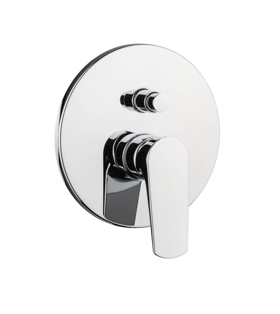 Unterputz-Duscharmatur Emmevi Nicla 89019, 2 Abgänge, Druckknopf