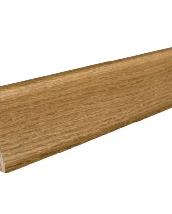 Sockelleiste Eiche furniert braun lackiert 20×58 mm