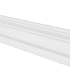Sockelleiste Kiefer weiß lackiert 15×70 mm