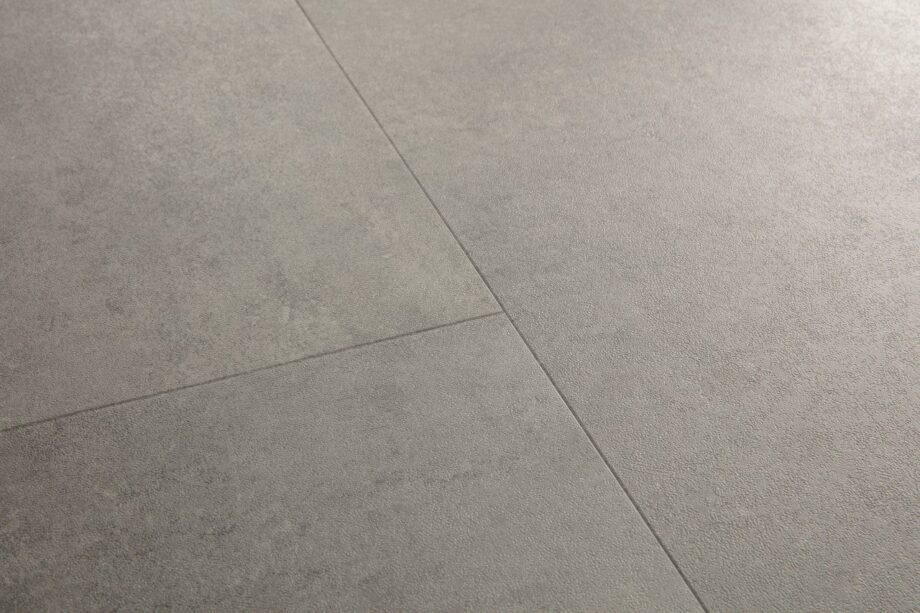 SPC Vinylboden Quick-Step concrete rock alpha Fliesen, gefast
