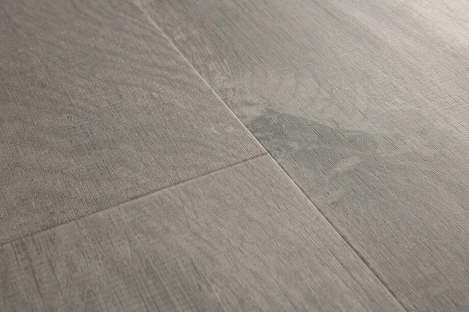 SPC Vinylboden Quick-Step cotton oak cozy grey alpha medium Dielen, gefast