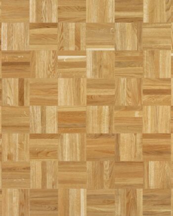 Stabparkett Bauwerk Prepark Eiche Natur 14 versiegelt Würfelmuster 8 mm