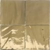 Metalliefektiga reljeefne keraamiline seinaplaat Dune Tabarca Gold Glossy
