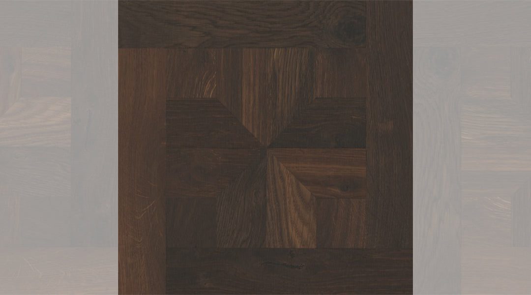 Tafelparkett Räuchereiche Naturell London 50, roh, 15 x 300 x 300 mm