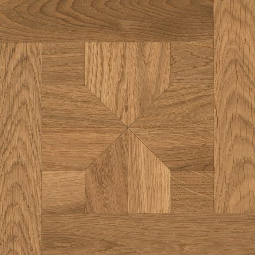 Tafelparkett Eiche Natur London 70, roh, 15 x 420 x 420 mm – 2