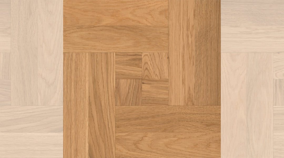 Tafelparkett Eiche Natur Paris 70, roh, 10 x 420 x 420 mm