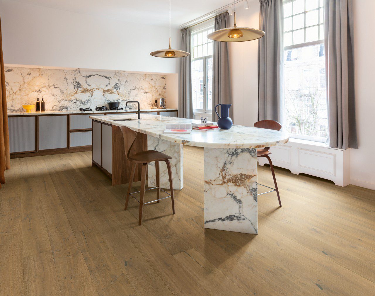 Tammeparkett Quick-Step Cascada Mustard Oak eriti matt lakk, veekindel 190mm