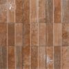 Bodenfliese aus Feinsteinzeug mit dreiteiligem Relief Dune Terraluz Teja, 14,7x14,7 cm, 8 mm, Ziegelrot – 2