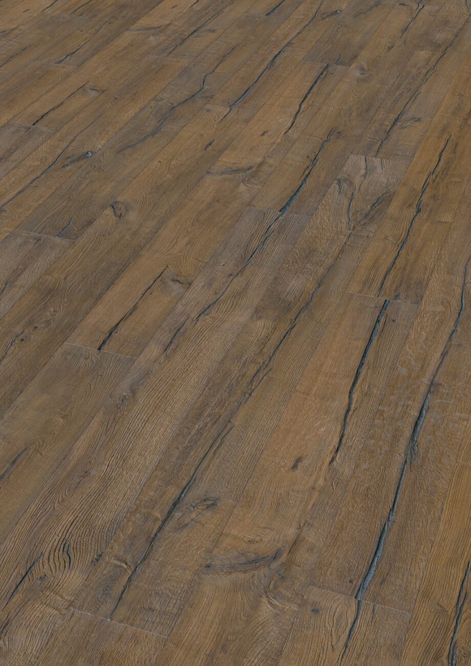 Landhausdiele Thede & Witte Boston Oldwood, Stained Grey, Eiche, grau geölt, 1-Stab, 2200 x 220 x 15 mm