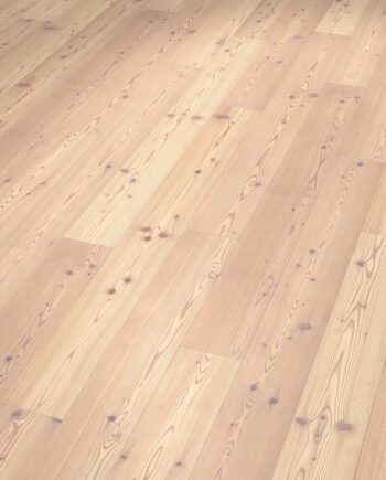Landhausdiele Thede & Witte Boston, Lärche astig, gebürstet, weiss geölt, 1-Stab, 1860 x 189 x 15 mm