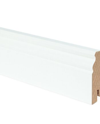 Sockelleiste Thede & Witte Hamburger Profil 78, weiss, 18 x 78 x 2500 mm