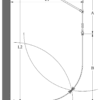 Runde Duschecke Hietakari Infinia 271, Drehtür + Drehtür mit Festteil – Ansicht 2 Runde Duschecke Hietakari Infinia 271, Drehtür + Drehtür mit Festteil – 2