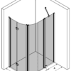 Runde Duschecke Hietakari Infinia 274 – 3D-Zeichnung Runde Duschecke Hietakari Infinia 274 – 3D-Zeichnung